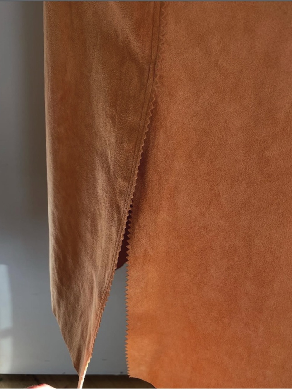 1970s Microsuede Jacket and Skirt Set - Picture 7 of 8